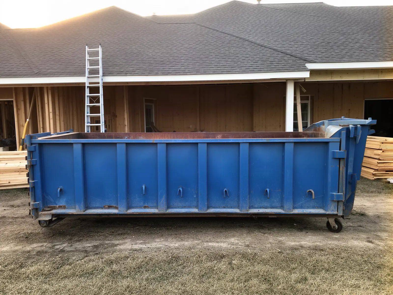 Roll-off dumpster from Steve's Wilmington Dumpster Rental in Wilmington, NC